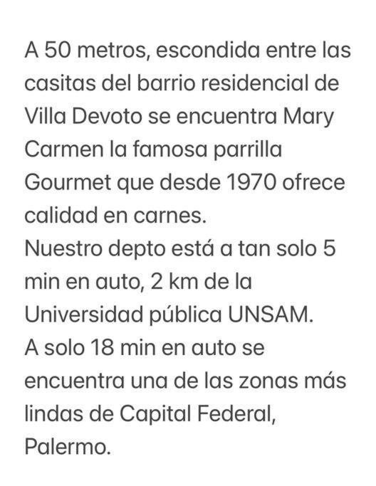 Appartement Departamento Devoto 1a Cerca Universidad Buenos Aires